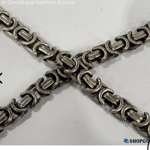 Necklaces
925 Sterling Silver 24.5" Necklace 80.25g - Picture 5 of 7